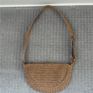 Uniqlo Round Mini Crochet Bag - Neutral / Beige - Never used